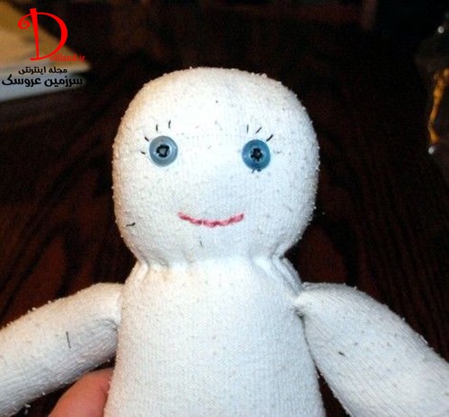 ساخت عروسک با جوراب