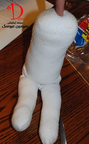 ساخت عروسک با جوراب